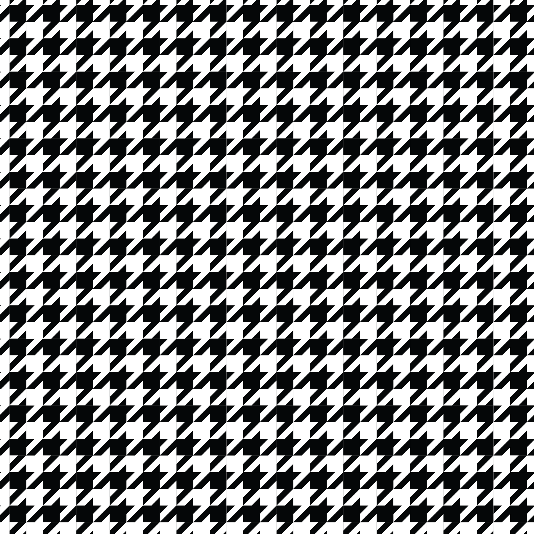Black & White Houndstooth Pattern Acrylic Sheets - CMB Pattern Acrylic
